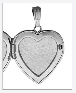 Build Your Own Sterling Silver 2-Picture Heart Locket