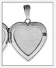Build Your Own Sterling Silver 2-Picture Heart Locket