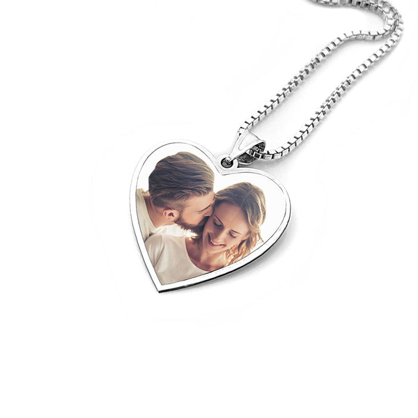 Heart with Border Photo Pendant Picture Charm